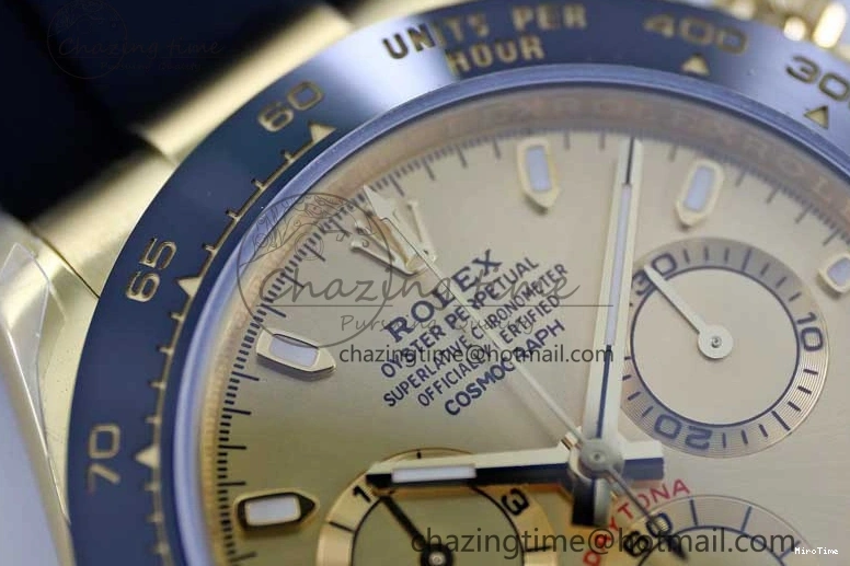 MiroTime 0423 Daytona 116518 TWF 1:1 Best Edition 904L Steel YG Dial on Oysterflex Strap A Youthful 2424